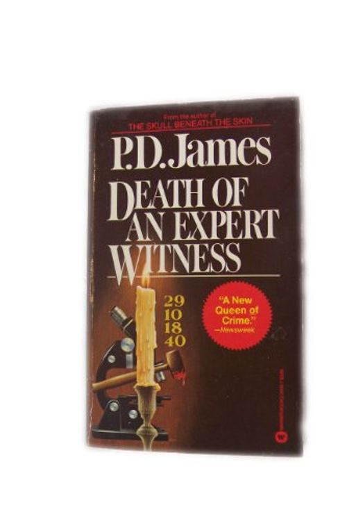 Cover Art for 9780446314138, Death of Expert Witness by P D James
