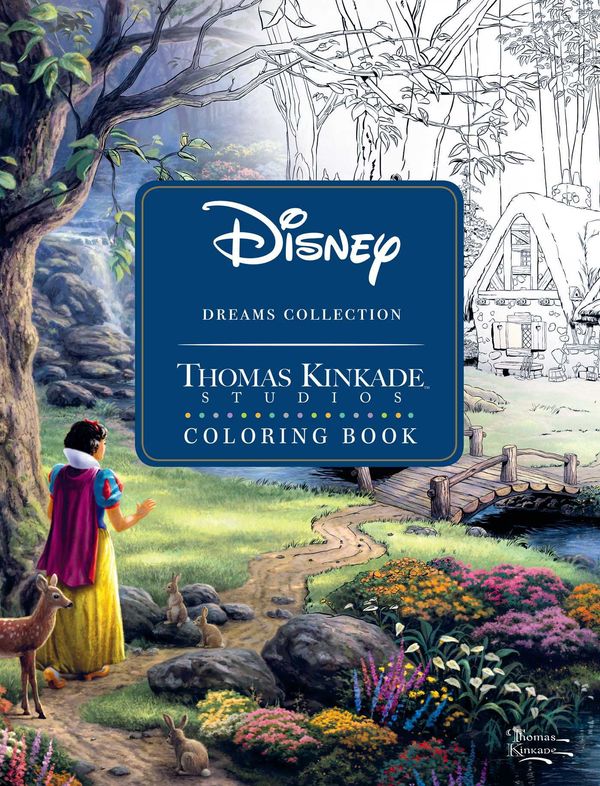 Cover Art for 9781449483180, The Disney Dreams Collection Original Art by Thomas Kinkade Coloring Book by Thomas Kinkade
