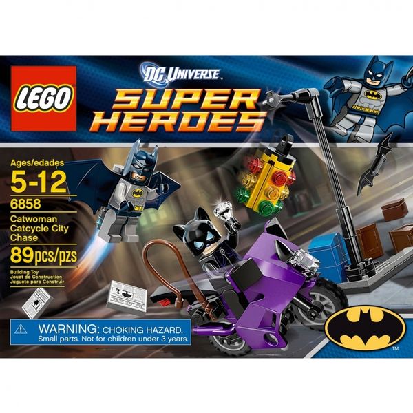 Cover Art for 0673419168335, Catwoman Catcycle City Chase Set 6858 by LEGO