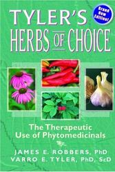 Cover Art for 9780789001597, Tyler's Herbs of Choice: The Therapeutic Use of Phytomedicinals by James E. Robbers