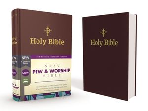 Cover Art for 9780310452447, NRSV, Pew and Worship Bible, Hardcover, Burgundy, Comfort Print by Zondervan