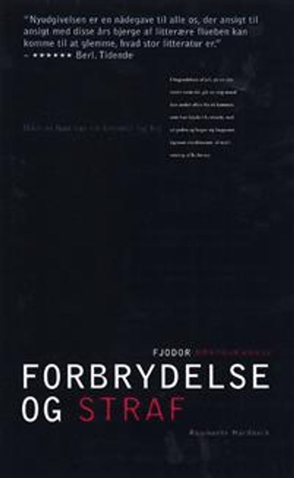 Cover Art for 9788762104822, Forbrydelse og straf by F. M. Dostojevskij