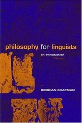 Cover Art for 9780415206587, Philosophy for Linguists by Siobhan Chapman