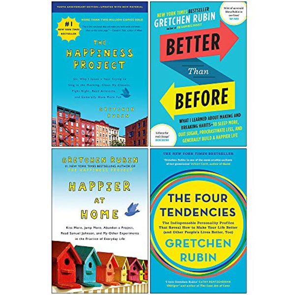 Cover Art for 9789123983971, Gretchen Rubin Collection 4 Books Set (The Happiness Project, Better Than Before, Happier at Home, The Four Tendencies) by Gretchen Rubin