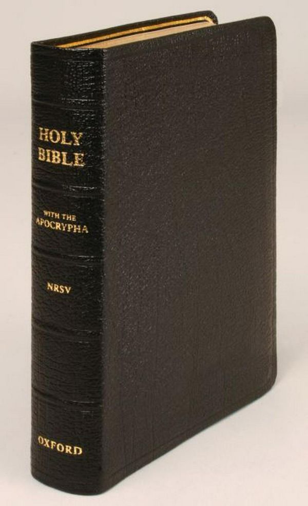 Cover Art for 9780195288315, The New Revised Standard Version Bible with Apocrypha: Genuine Leather Black by NRSV Bible Translation Committee