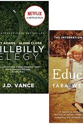 Cover Art for 9789124199777, Hillbilly Elegy By J. D. Vance & Educated By Tara Westover 2 Books Collection Set by J. D. Vance, Tara Westover