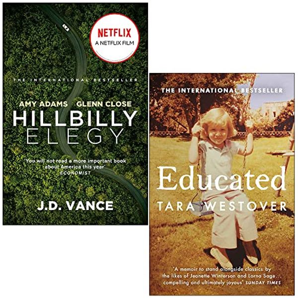 Cover Art for 9789124199777, Hillbilly Elegy By J. D. Vance & Educated By Tara Westover 2 Books Collection Set by J. D. Vance, Tara Westover