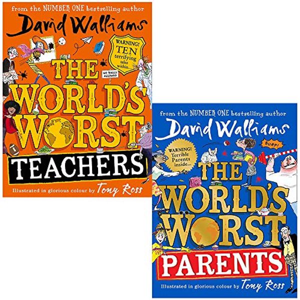 Cover Art for 9789124087241, The World’s Worst Teachers & The World’s Worst Parents By David Walliams 2 Books Collection Set by David Walliams