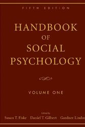 Cover Art for 9780470137482, Handbook of Social Psychology: v. 1 by Susan T. Fiske