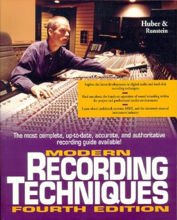 Cover Art for 9780240803081, Modern Recording Techniques by David Miles Huber, Robert E. Runstein