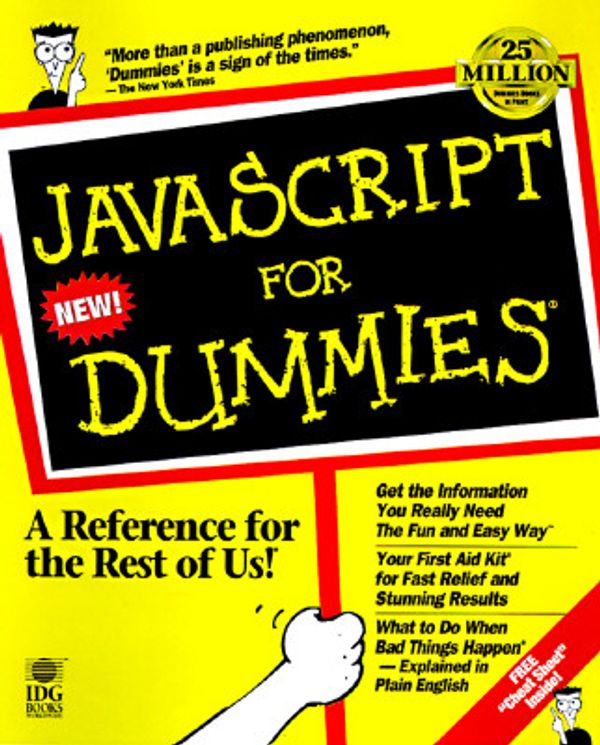 Cover Art for 9780764500718, JavaScript For Dummies by Vander Veer, Emily A.