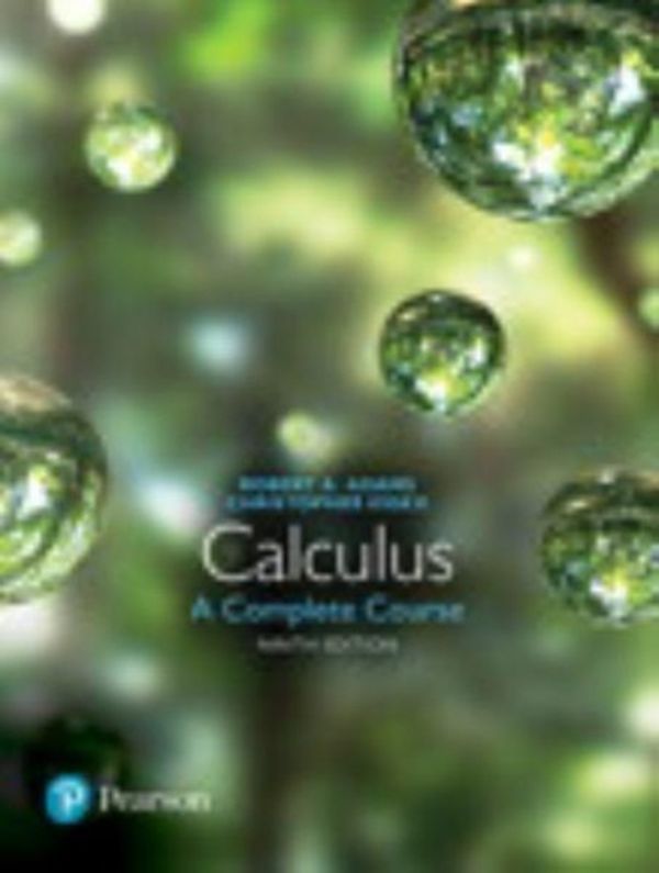 Cover Art for 9780134154367, Calculus: A Complete Course by Robert Adams