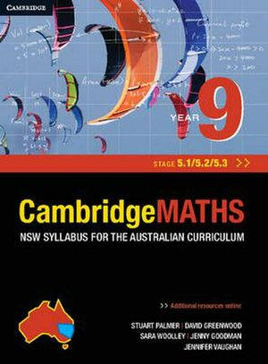 Cover Art for 9781107645264, Cambridge Mathematics NSW Syllabus for the Australian Curriculum Year 9 5.1, 5.2 and 5.3 by Stuart Palmer