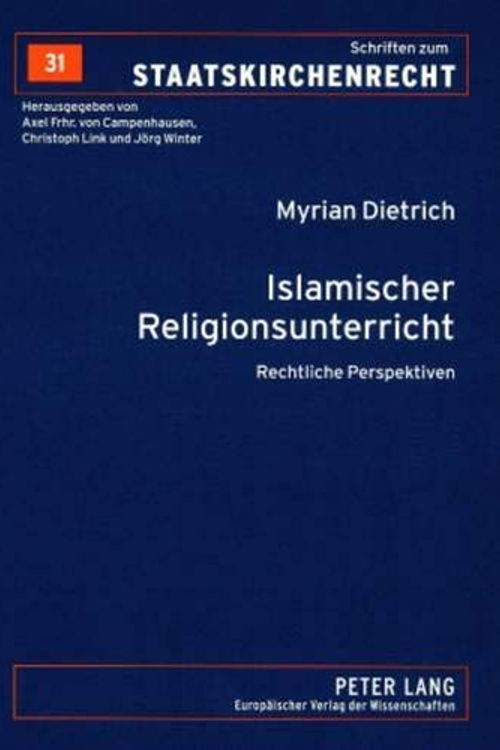 Cover Art for 9783631555798, Islamischer Religionsunterricht by Myrian Dietrich