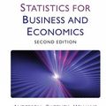 Cover Art for 9781408089347, Statistics for Business and Economics by David Ray Anderson