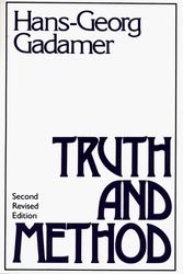 Cover Art for 9780826405852, Truth and Method by Hans-Georg Gadamer
