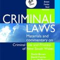 Cover Art for 9781862879843, Criminal LawsMaterials and Commentary on Criminal Law and Proce... by David Brown