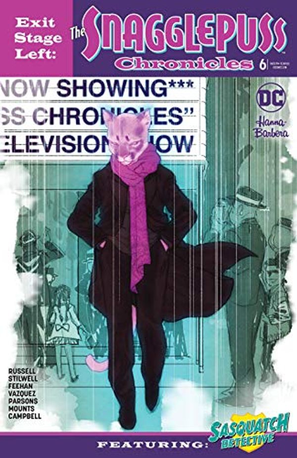 Cover Art for B07D2THPRZ, Exit Stage Left: The Snagglepuss Chronicles (2018) #6 by Mark Russell, Brandee Stilwell
