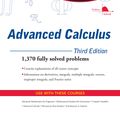 Cover Art for 9780071623674, Schaum's Outline of Advanced Calculus, Third Edition by Robert C. Wrede, Murray R. Spiegel