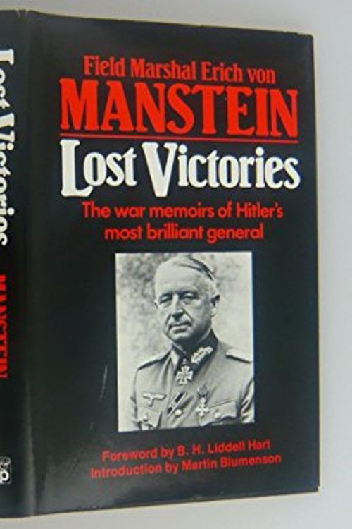 Cover Art for 9780853685555, Lost Victories by Erich Von Manstein