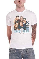 Cover Art for 5056170688567, Take That T Shirt Group Hug Band Logo Official Mens White S by Take That