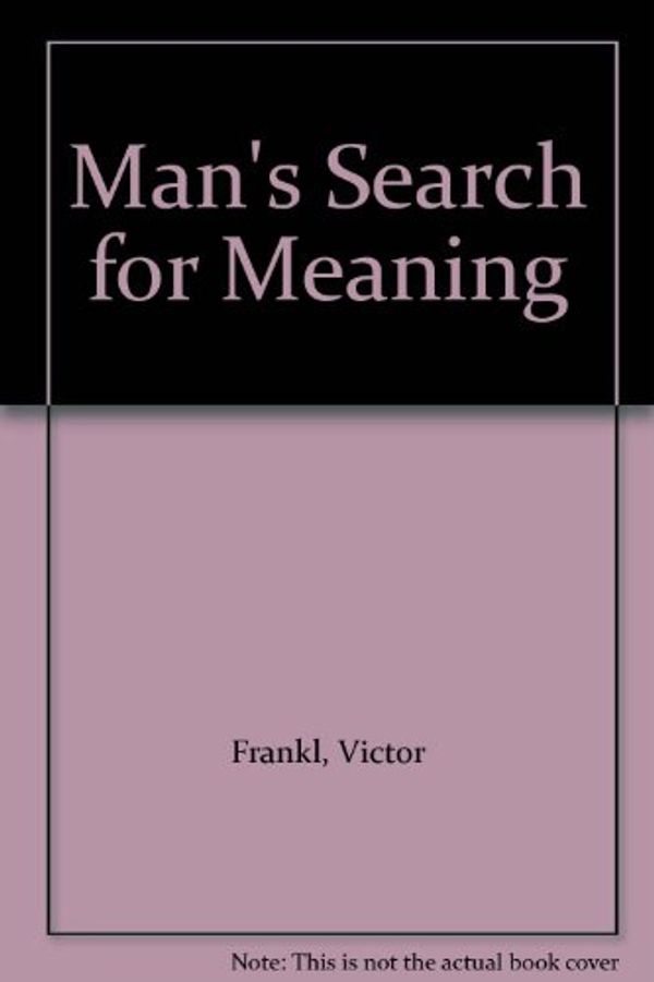 Cover Art for 9780671233730, Man's Search for Meaning by Victor Frankl