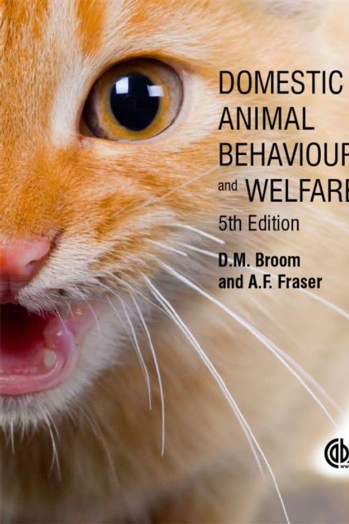Cover Art for 9781780645636, Domestic Animal Behaviour by Donald Broom