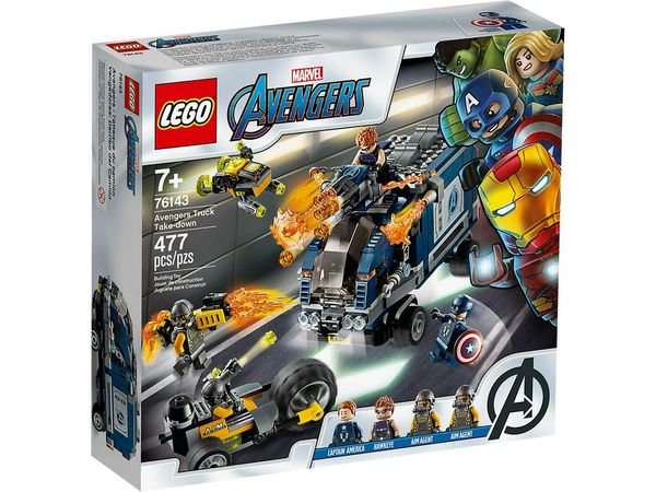 Cover Art for 5702016618051, Avengers Truck Take-down Set 76143 by LEGO