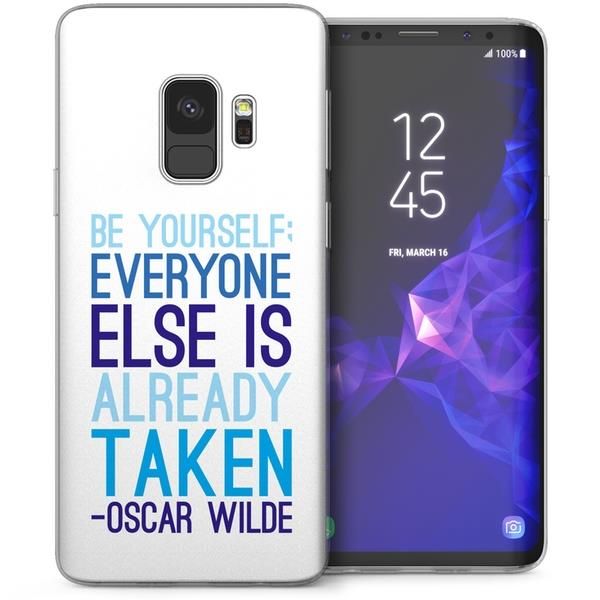 Cover Art for 5054937304934, Caseflex Samsung Galaxy S9 Oscar Wilde Quote Case / Cover (3D) by Unknown