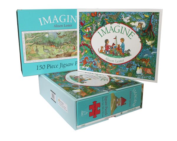 Cover Art for 9781760528577, Imagine - Book and Jigsaw Puzzle by Alison Lester