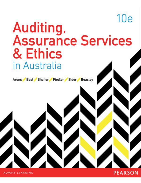 Cover Art for 9781488609138, Auditing, Assurance Services & Ethics in Australia with Acl Access Code Card by Alvin Arens, Peter Best, Greg Shailer, Brenton Fiedler, Randy Elder, Mark Beasley