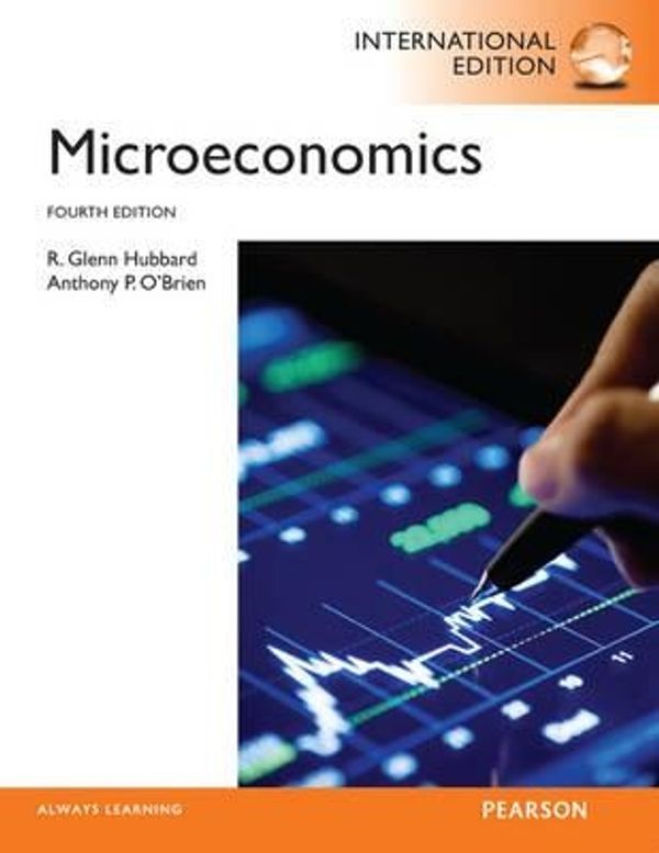 Cover Art for 9780273771609, Microeconomics by R Hubbard