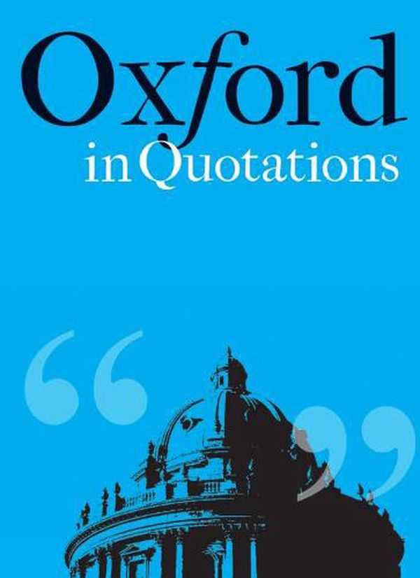 Cover Art for 9781851244003, Oxford in Quotations by Violet Moller