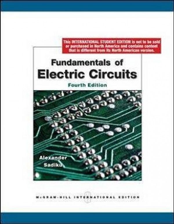 Cover Art for 9780071284417, Fundamentals of Electric Circuits by Charles K. Alexander