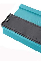 Cover Art for 0681413888180, Contour Gauge Duplicator, Multi-functional Plastic Woodworking Shape Tracing Template Measuring Tool, Edge Shaping Measure Ruler, 5 inch Craft Scribers General Tools for Tiling Laminate (Green) by Unknown