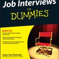 Cover Art for 9781118237489, Job Interviews For Dummies by Joyce Lain Kennedy