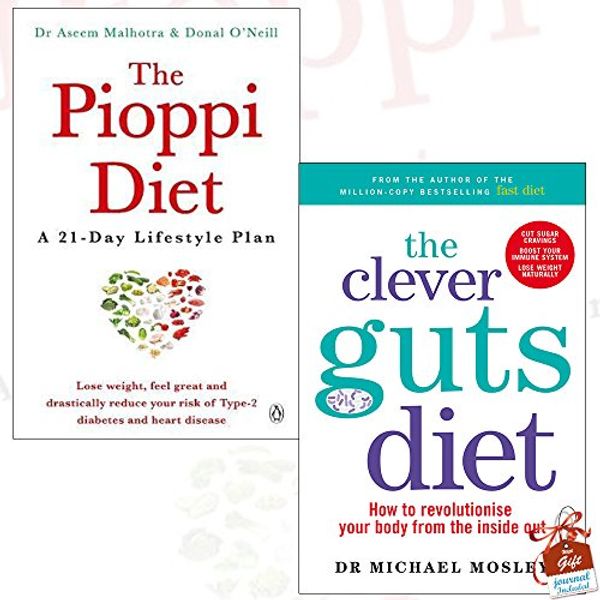 Cover Art for 9789123595020, The Pioppi Diet and The Clever Guts Diet 2 Books Collection Set With Gift Journal - A 21-Day Lifestyle Plan, How to revolutionise your body from the inside out by Dr. Aseem Malhotra, Donal O'Neill