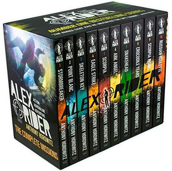 Cover Art for 9789124369392, Alex Rider 10 Books Colletcion set by Anthony Horowitz- Scorpia Rising,Crocodile Tears,Snakehead,Ark Angel,Scorpia,Eagle Strike,Skeleton Key,Point Blanc,Stormbreaker,Russian Roulette by Anthony Horowitz