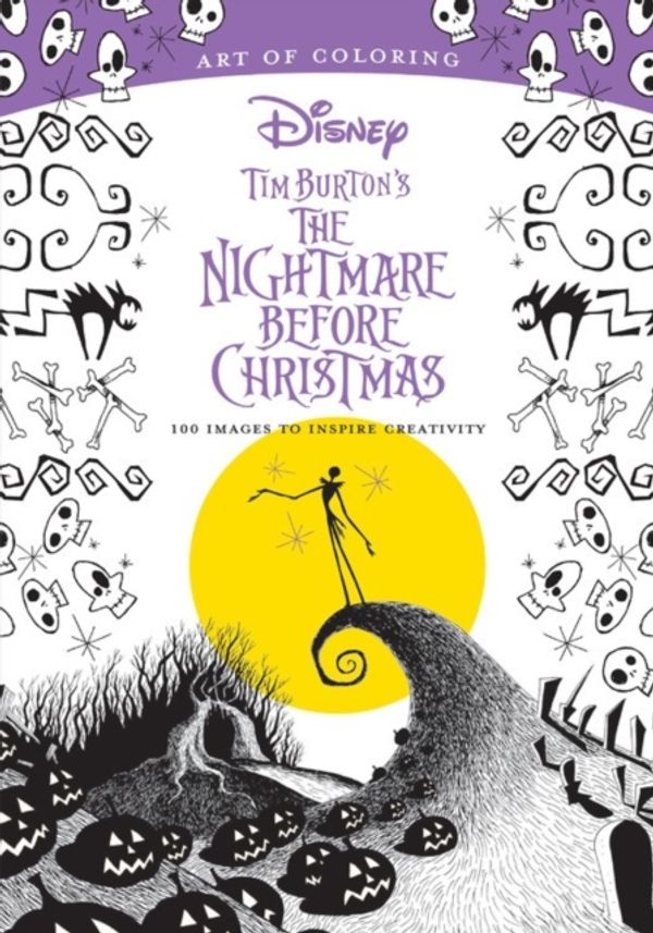 Cover Art for 9781484789742, Art of Colouring: Tim Burton's The Nightmare Before Christmas: 100 Images to Inspire Creativity by Disney Book Group