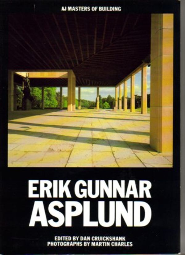 Cover Art for 9781870308359, Erik Gunnar  Asplund by Erik Gunnar Asplund