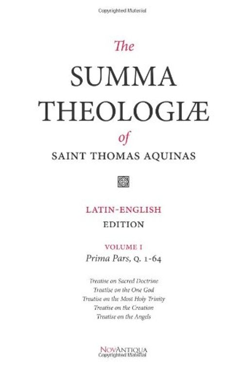 Cover Art for 9781440484988, The Summa Theologiae Of St. Thomas Aquinas: Latin-English Edition, Prima Pars, Q. 1-64 by Thomas Aquinas