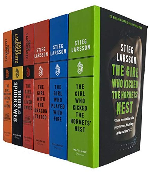 Cover Art for 9789124037833, Millennium Series 6 Books Collection Set By Stieg Larsson & David Lagercrantz(The Girl With The Dragon Tattoo,Who Played With Fire,Kicked The Hornets Nest,In The Spider's Web and More) by unknown author