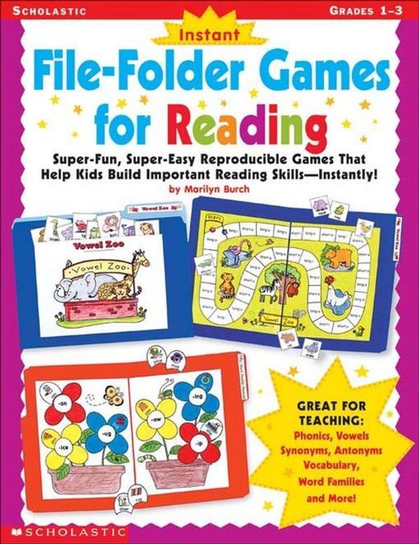 Cover Art for 9780545179942, Instant File-Folder Games for Reading by Marilyn Myers Burch