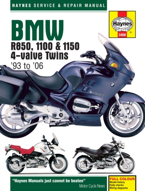 Cover Art for 9781785212826, BMW R850, 1100, & 1150 Service and Repair Manual by John H Haynes