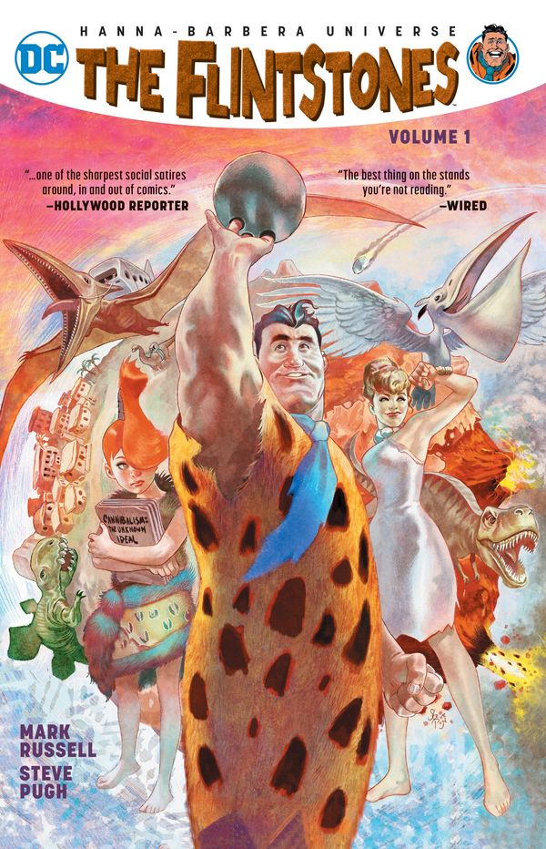 Cover Art for 9781401268374, The Flintstones 1 by Mark Russell