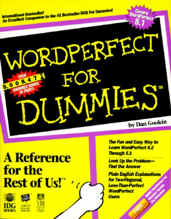 Cover Art for 9781878058522, WordPerfect for Dummies by Gookin
