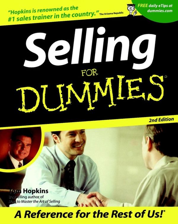 Cover Art for 9781118053768, Selling For Dummies by Tom Hopkins