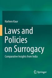 Cover Art for 9789811643514, Laws and Policies on Surrogacy by Harleen Kaur