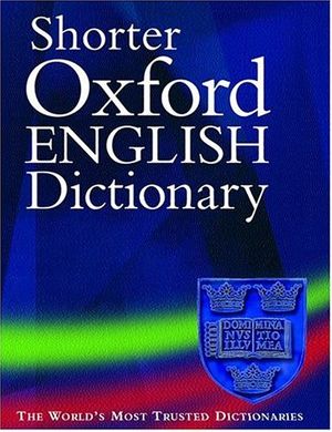 Cover Art for 9780198605751, Shorter Oxford English Dictionary by Varios Autores