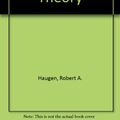 Cover Art for 9780135947975, Modern Investment Theory by Robert A. Haugen